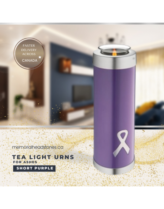 Awareness Purple (Tall Tealight Urn)